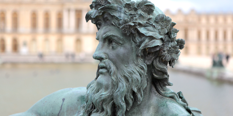 En staty av den grekiska guden Zeus